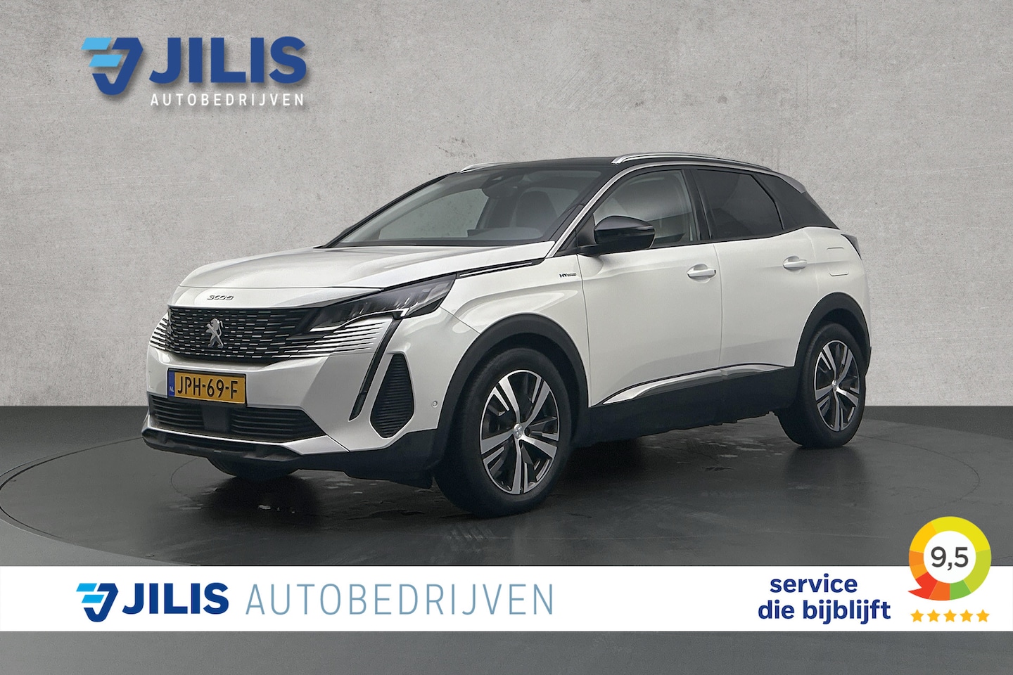 Peugeot 3008 - 1.6 HYbrid 225 Allure | Half lederen bekleding | Camera | LED koplampen - AutoWereld.nl