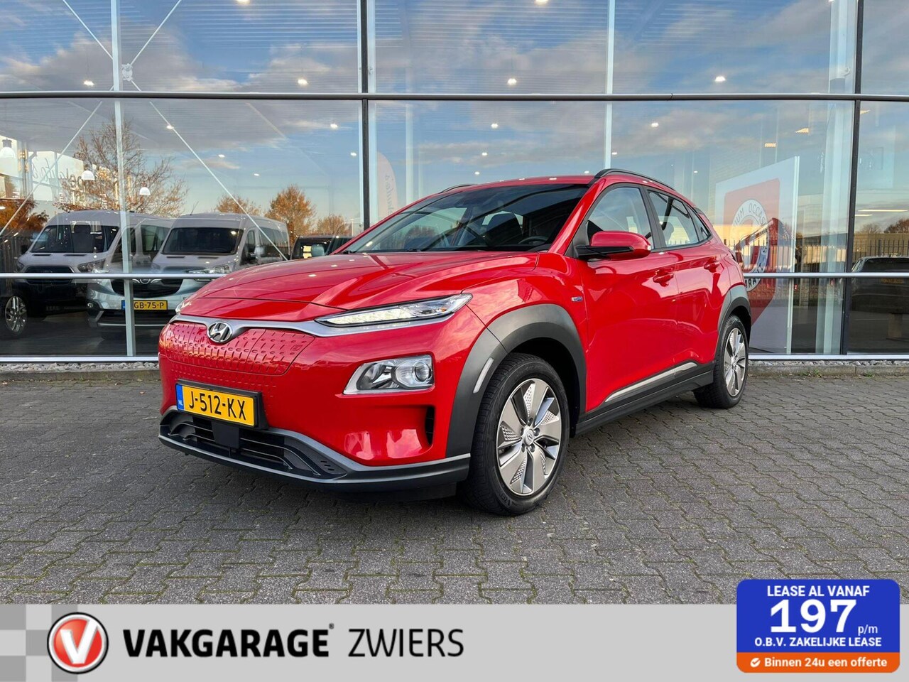 Hyundai Kona Electric - EV Comfort 64 kWh 3Fase SOH 94.5% Camera - AutoWereld.nl
