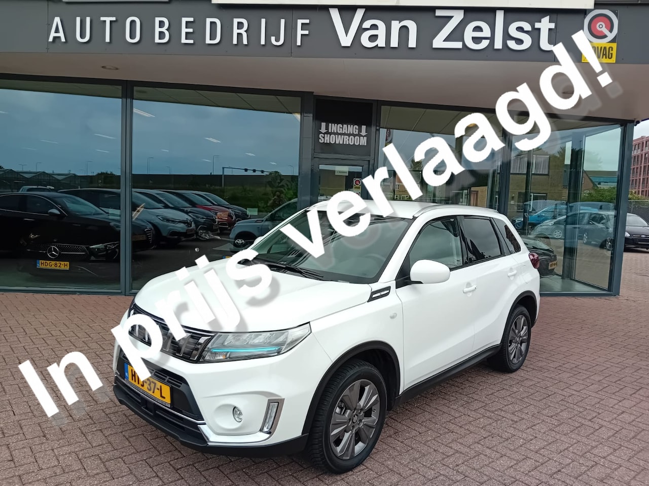Suzuki Vitara - 1.5 Hybrid Select Automaat, Airco(automatisch), Carplay/Android auto, Navigatie, Dode hoek - AutoWereld.nl