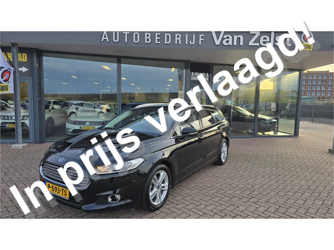 Ford Mondeo Wagon - 1.5 Titanium * Automaat * Navigatie * Voorstoelen verwarmd * Keyless entry* Climaat Contro - AutoWereld.nl