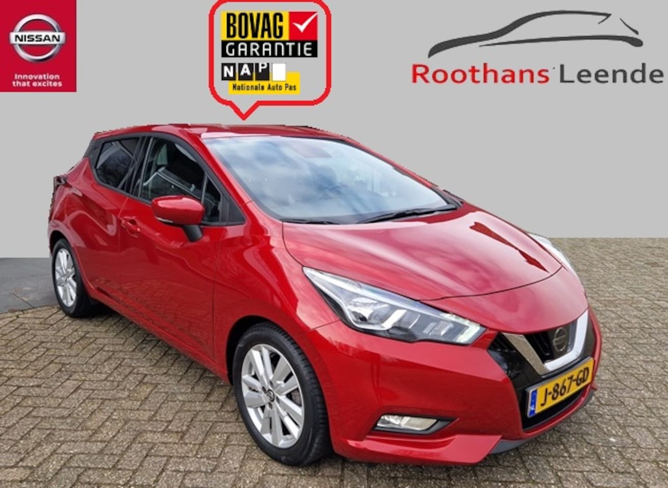 Nissan Micra - 1.0 100PK IG-Turbo N-Connecta - Navi Pack - Camera -Android Auto & Apple CarPlay - AutoWereld.nl