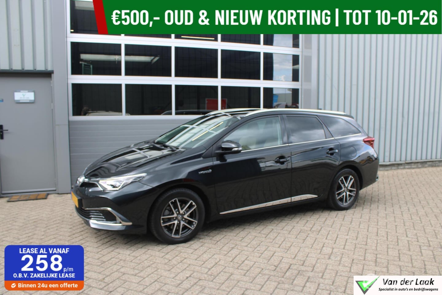 Toyota Auris Touring Sports - 1.8 Hybrid Lease pro | Beige Leer | Panoramadak | Full Led | Parkeersensoren. - AutoWereld.nl