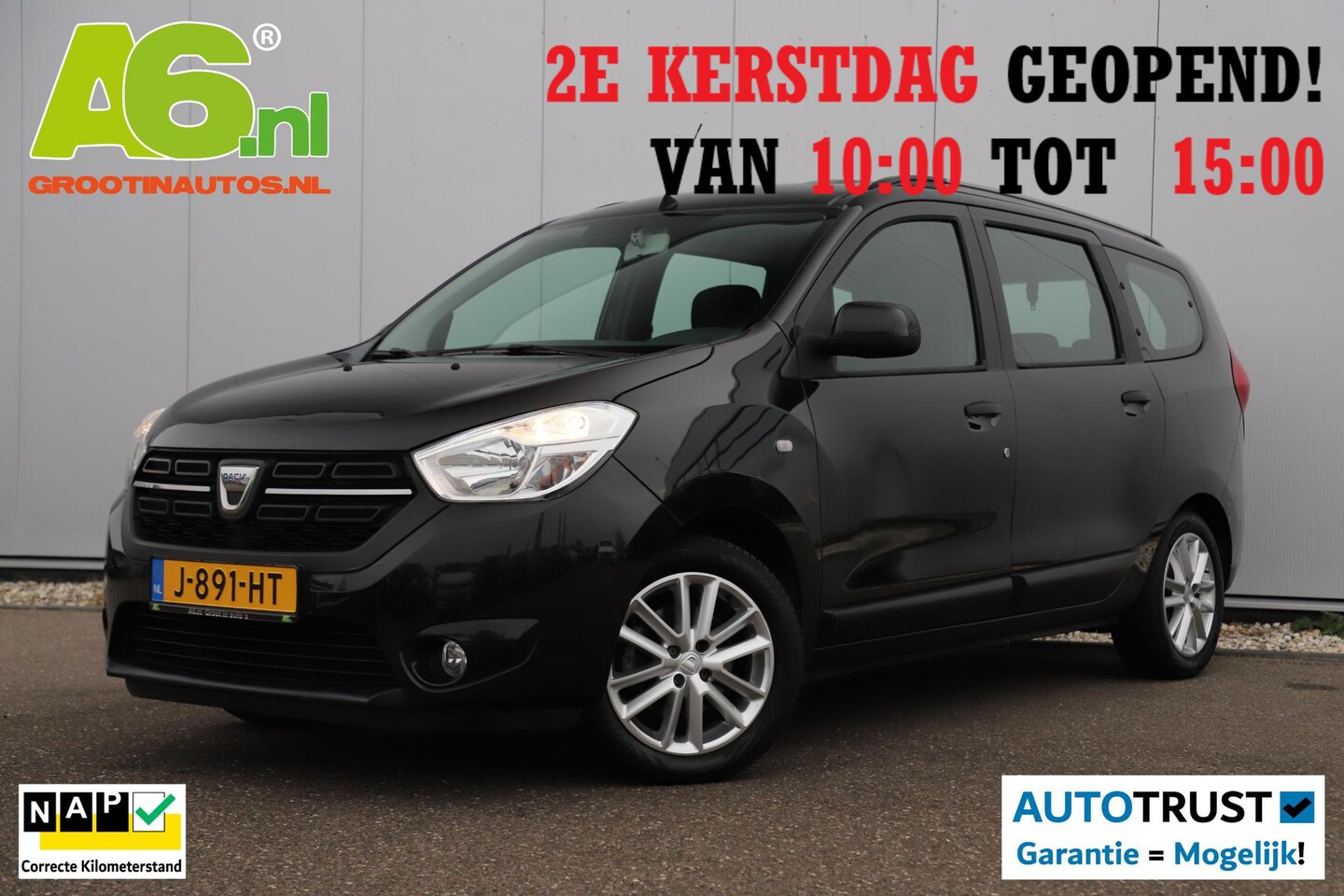 Dacia Lodgy - 1.3 TCe Comfort 7p. Airco Navigatie Carplay Achteruitrijcamera Bluetooth Elektrische Ramen - AutoWereld.nl