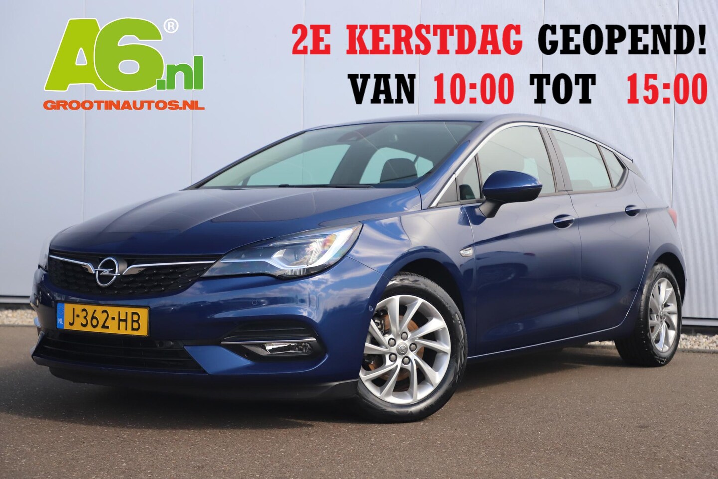 Opel Astra - 1.2 Elegance 131PK 16 inch LMV Keyless Navigatie Carplay Android Achteruitrijcamera Clima - AutoWereld.nl