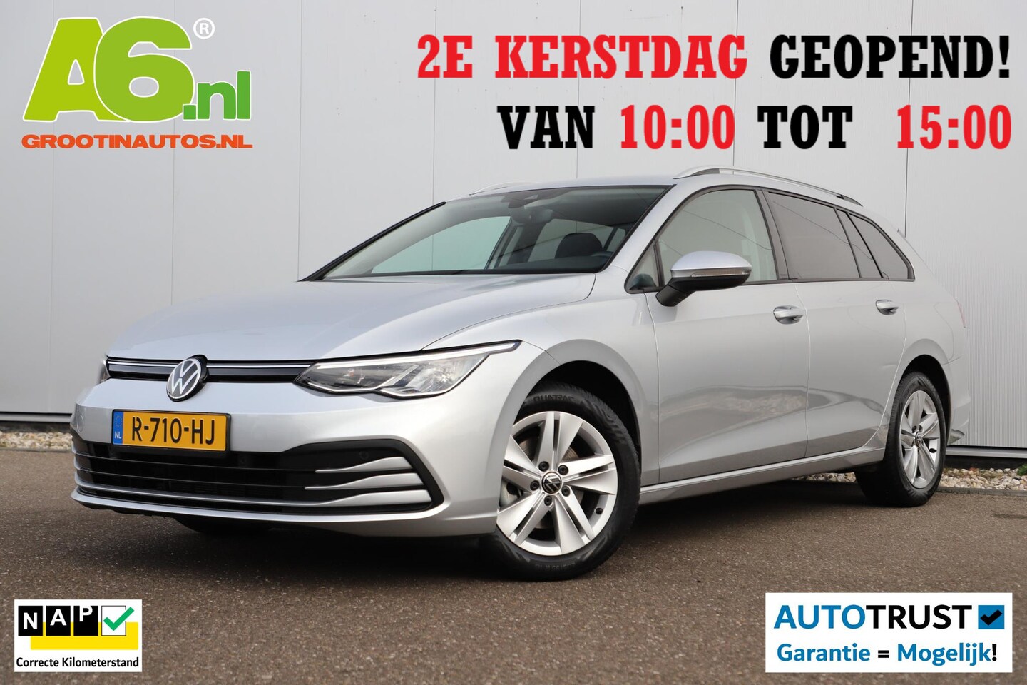 Volkswagen Golf Variant - 1.0 TSI Life Business 110PK Virtual Cockpit Sfeerverlichting Navigatie Draadloos Carplay A - AutoWereld.nl