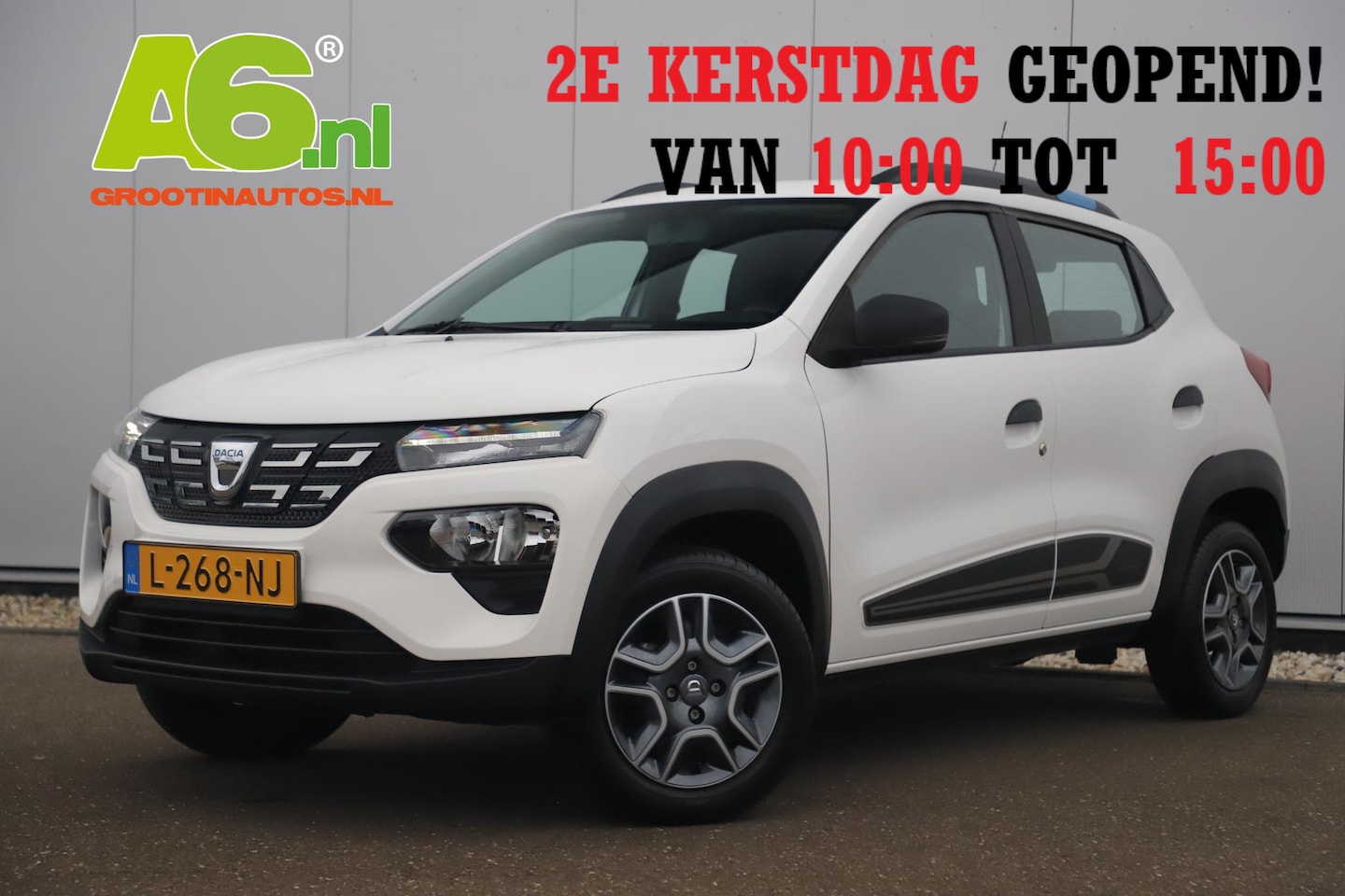 Dacia Spring - Business 27 kWh Automaat Leder Navigatie Camera Airco Cruise 14 inch LMV Elektrische Ramen - AutoWereld.nl