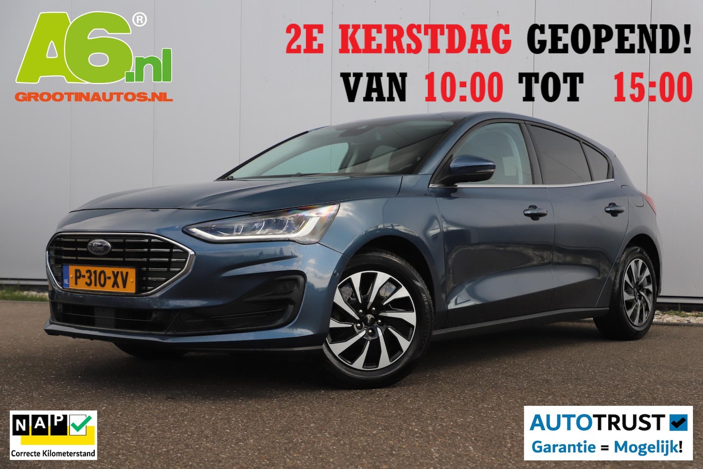 Ford Focus - 1.0 EcoBoost Hybrid Titanium Style Winter Pack Keyless Navigatie Achteruitrijcamera Carpla - AutoWereld.nl