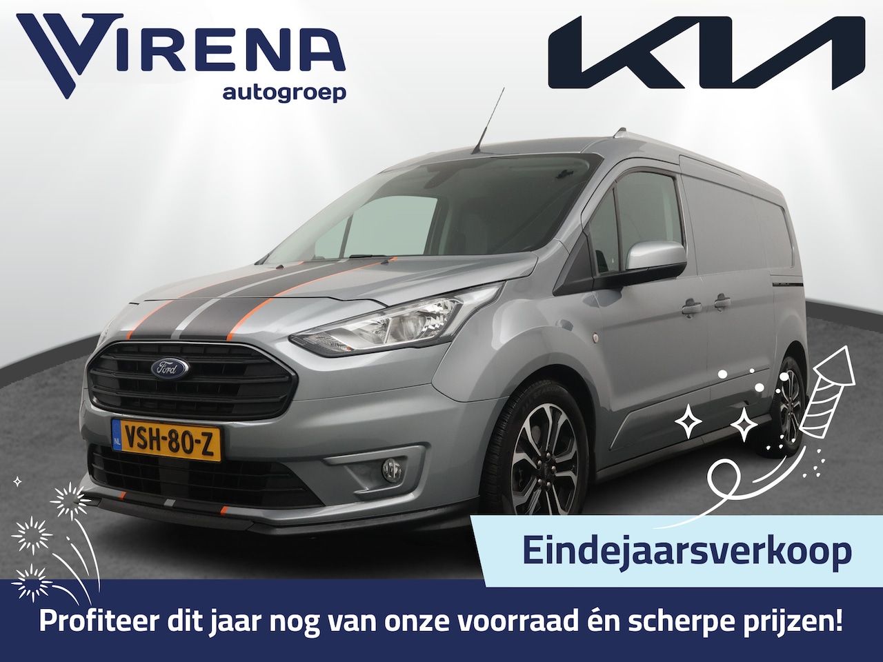 Ford Transit Connect - 1.5 EcoBlue L2 Sport AUTOMAAT - Stoel/-Stuurverwarming - Achteruitrijcamera - Trekhaak - L - AutoWereld.nl