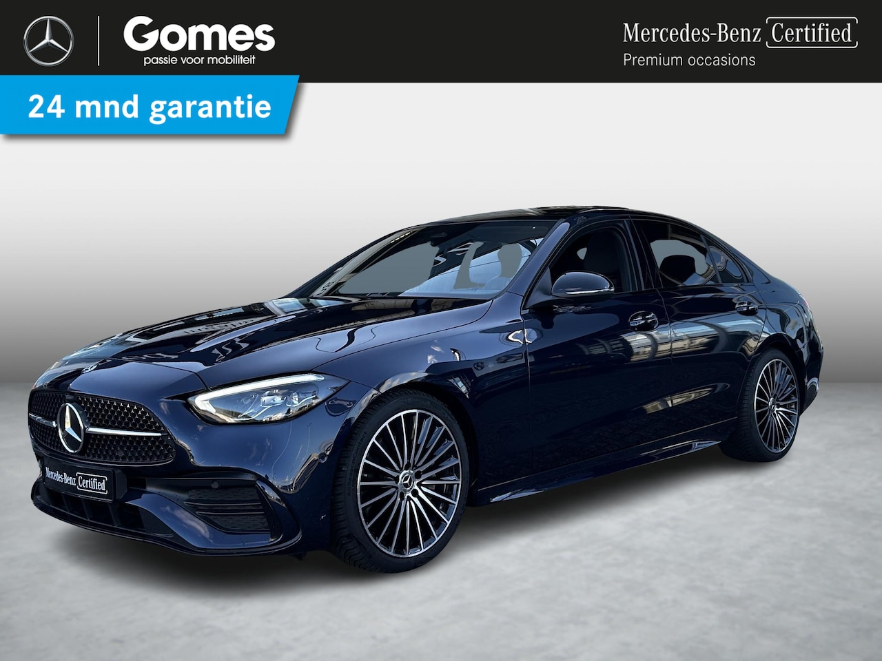 Mercedes-Benz C-klasse - 180 AMG Line | Panoramadak | Stoelverwarming | Cruise Control - AutoWereld.nl