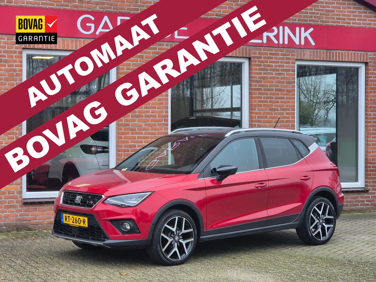 SEAT Arona - 1.0 TSI FR Launch Edition 116PK 5drs AUTOMAAT clima, cruise, navi, pdc, lmv, led, carplay, - AutoWereld.nl