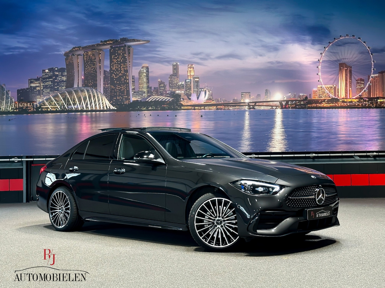 Mercedes-Benz C-klasse - C300 e AMG |Memory|HeadUp|Sfeer|Pano|360cam - AutoWereld.nl