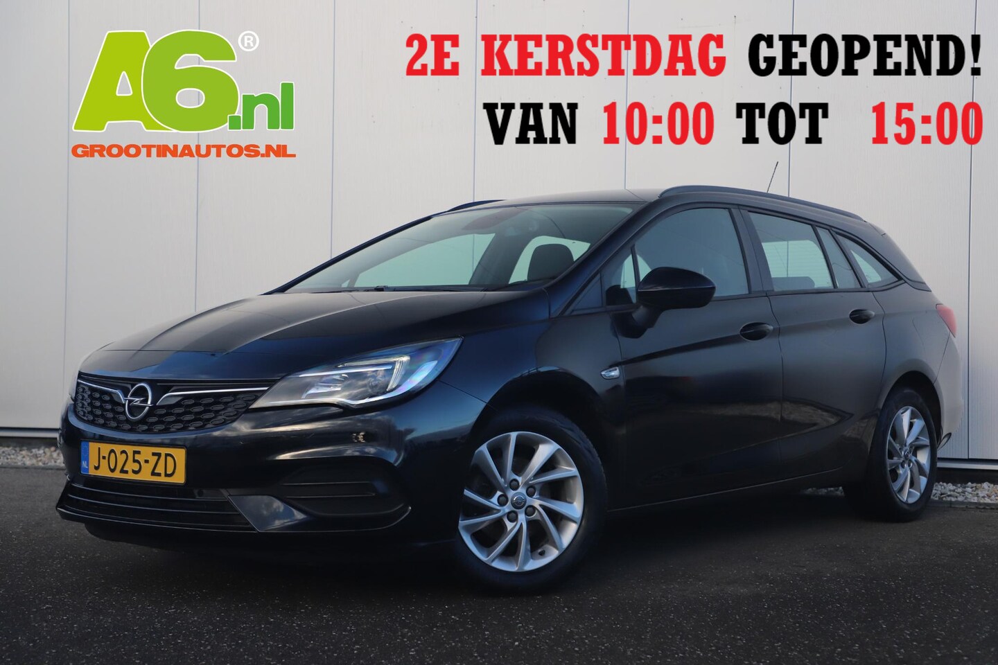 Opel Astra Sports Tourer - 1.2 Edition 110PK 16 inch LMV Navigatie Carplay Android Bluetooth Airco Cruise Parkeersens - AutoWereld.nl