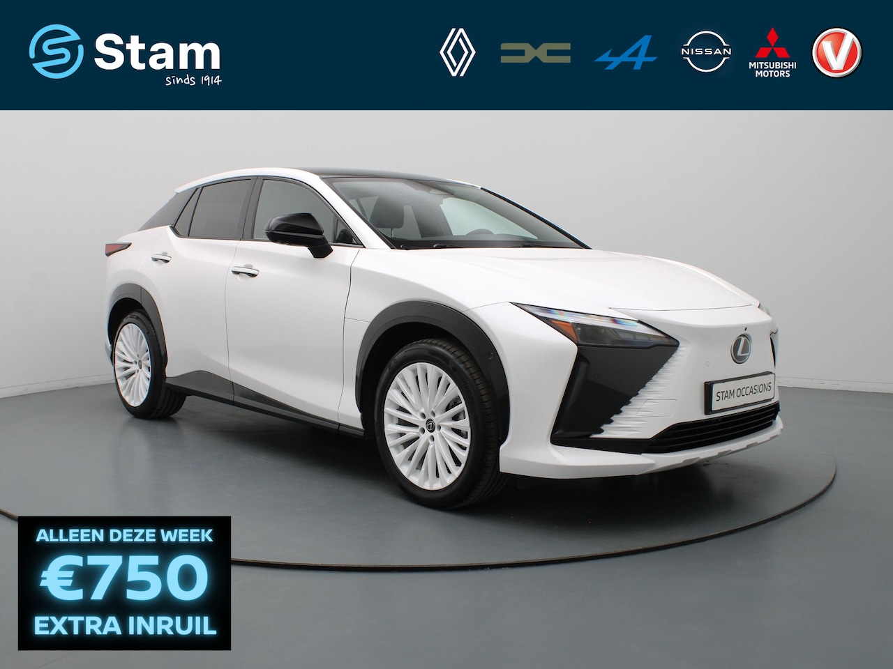 Lexus RZ - 450e President Line 71 kWh 360° Camera | Head-Up Display | Parkeersens. v+a | Stoel-/stuur - AutoWereld.nl