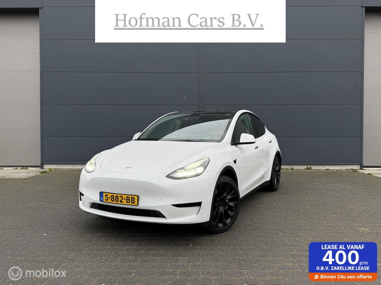 Tesla Model Y - SOH96% RWD 58 kWh AUTOIPILOT Pearl White 20inch incl btw nl auto - AutoWereld.nl