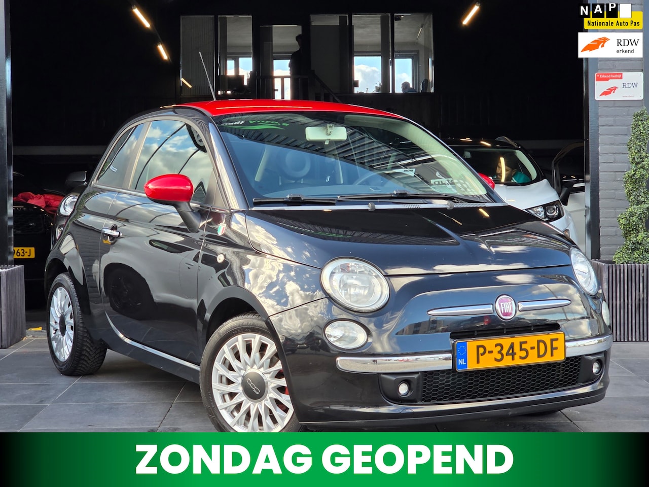 Fiat 500 - 1.4-16V Pop|Airco|El Pakket|6bak|APK - AutoWereld.nl