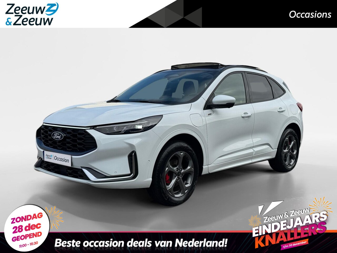 Ford Kuga - 2.5 PHEV ST-Line X | Lage km stand | Automaat | Panorama dak | Head-up display | Navigatie - AutoWereld.nl