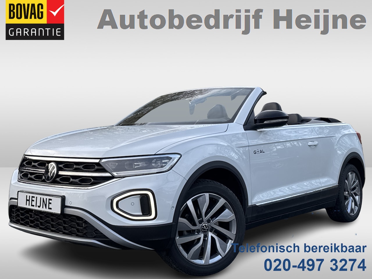 Volkswagen T-Roc Cabrio - 1.5 TSI 150PK DSG STYLE VIRTUAL/NAVI/CARPLAY - AutoWereld.nl