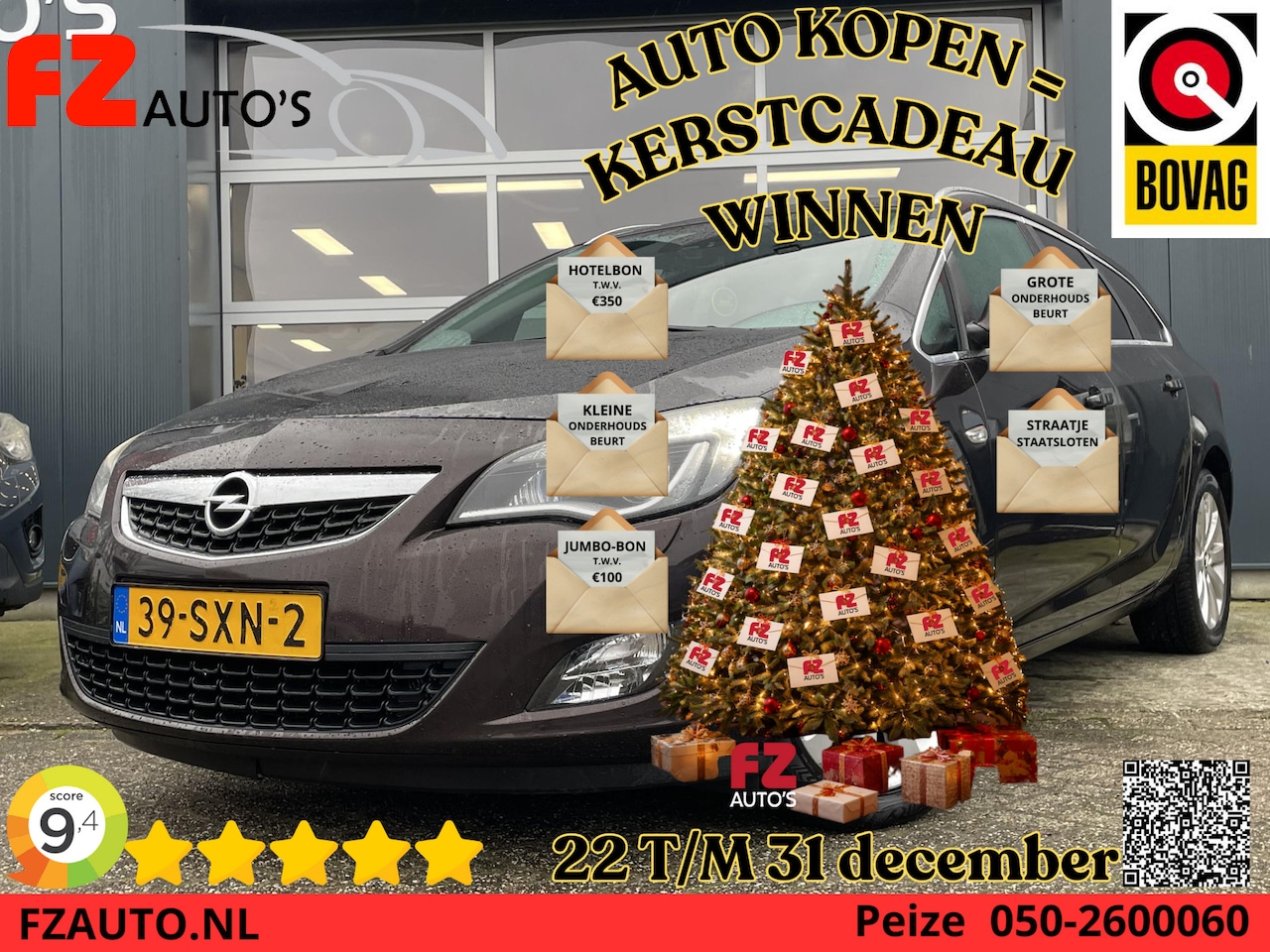 Opel Astra Sports Tourer - 1.6 Turbo Cosmo Automaat - Navigatie - Climate Control - Trekhaak - AutoWereld.nl