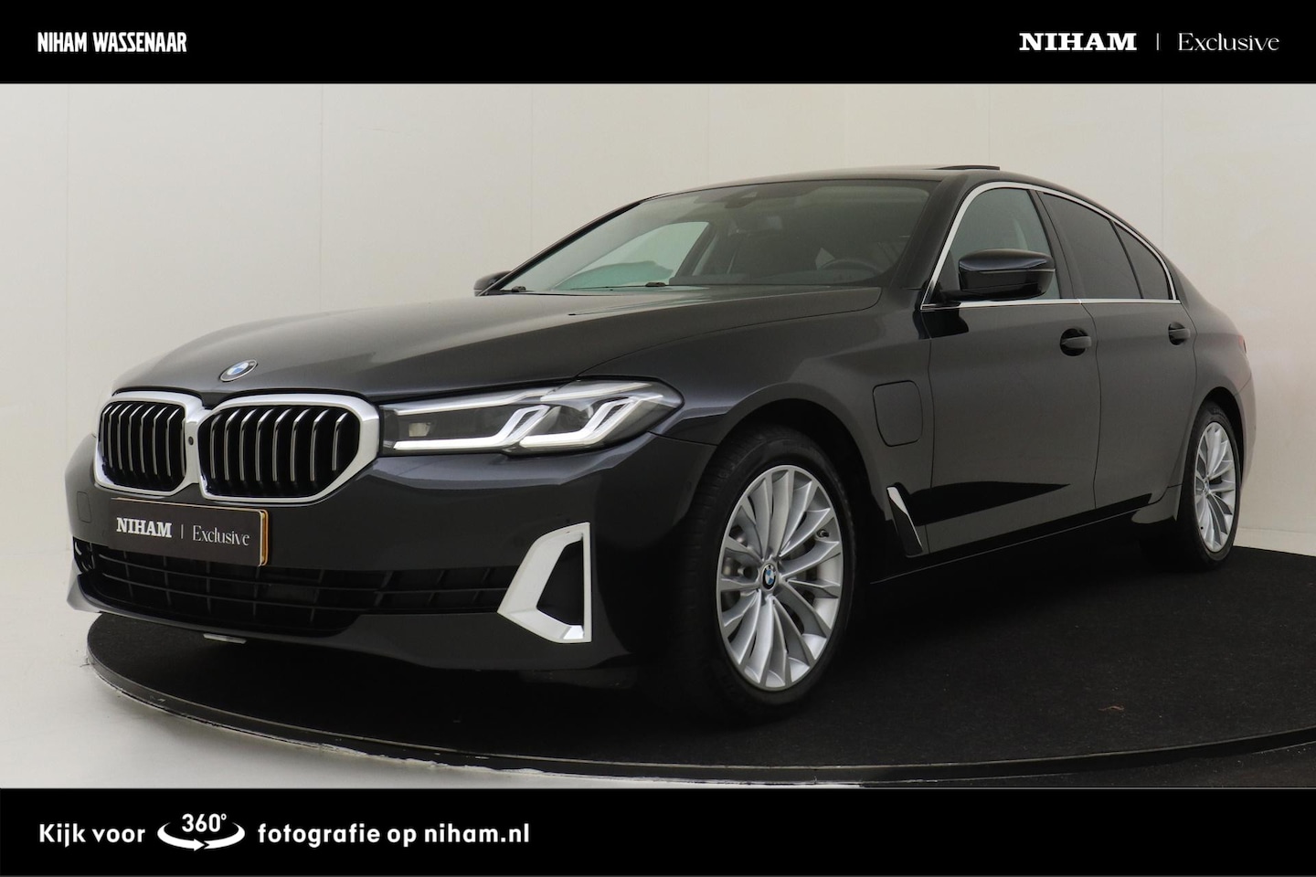 BMW 5-serie - 530e HIGH EXECUTIVE -LUXURY-LINE|PANO.DAK|HEAD-UP DISP.|360°CAM|ADAP.DEMP.|PRIVACY.GLAS|AD - AutoWereld.nl