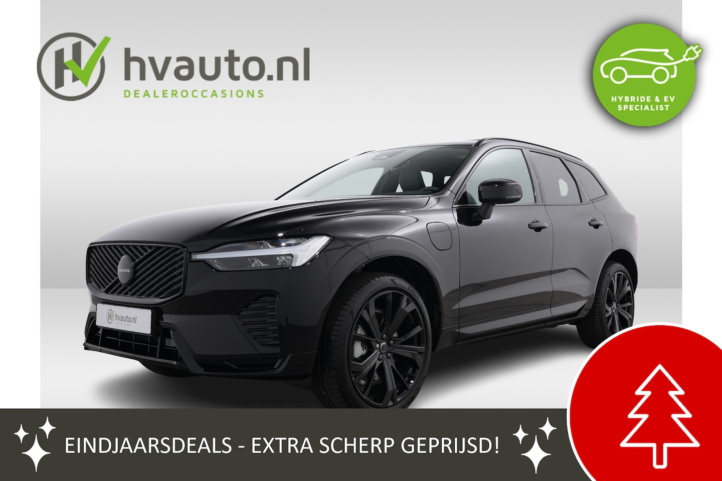 Volvo XC60 - 2.0 T8 RECHARGE 455PK AWD PLUS BLACK EDITION AUT8 | Panoramadak | Pilot Assist - AutoWereld.nl