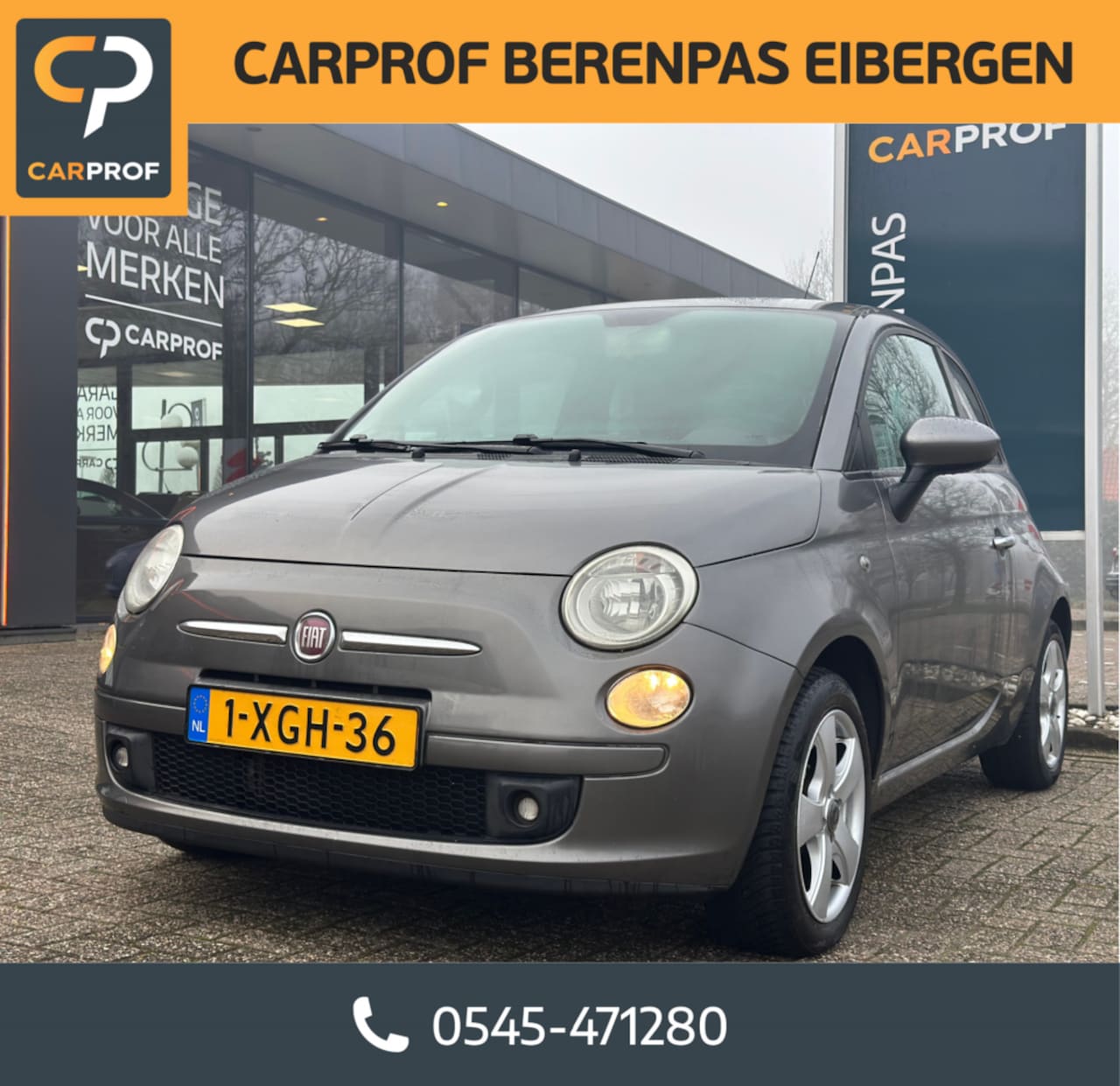 Fiat 500 - 1.2 Naked '' Airco - Elektrische ramen - Allseasonbanden '' - AutoWereld.nl