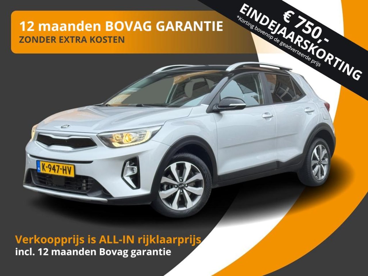 Kia Stonic - 1.0 T-GDI AUTOMAAT MHEV DYNAMICPLUSLINE CARPLAY/LED/1e EIG/NL-AUTO - AutoWereld.nl