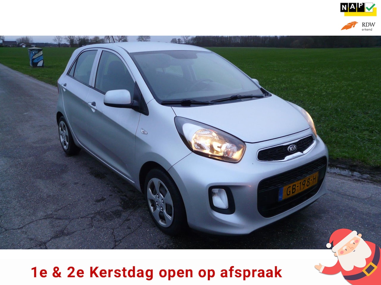 Kia Picanto - 1.0 CVVT ComfortLine 1.0 CVVT ComfortLine,Airco,Elec.pakket - AutoWereld.nl