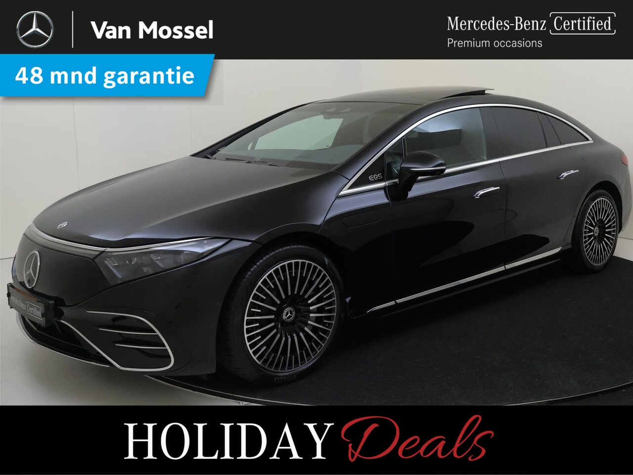 Mercedes-Benz EQS - 450+ AMG Line 108 kWh Premium Plus /Hyperscreen /Achterasbesturing /Burmester /Nappa Leder - AutoWereld.nl