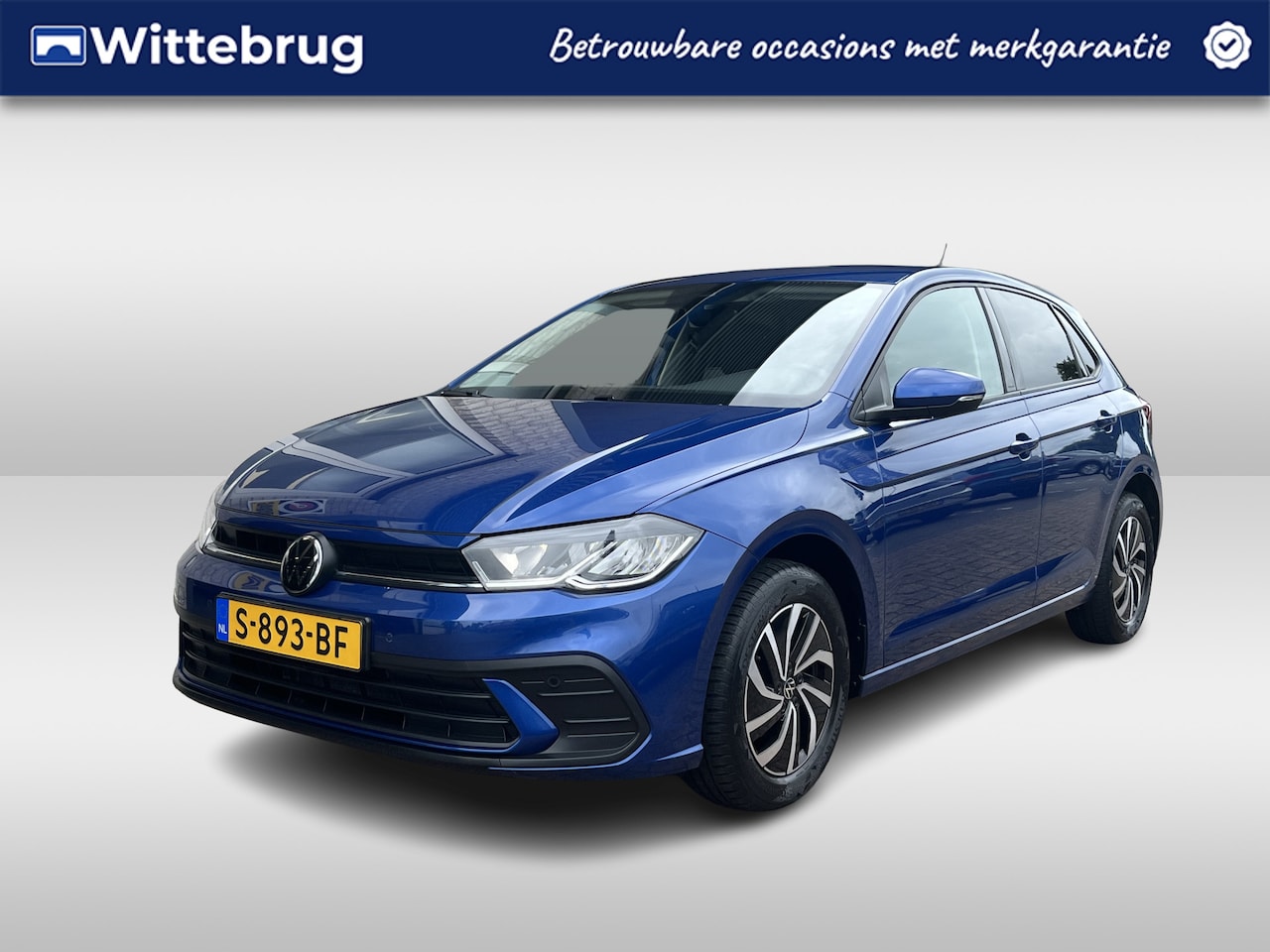 Volkswagen Polo - 1.0 TSI Life / GARANTIE TM 01-2027/ FULL-LED/  APP-CONNECT/ PARK. SENSOREN V+A/ ACC/ NAVI/ - AutoWereld.nl