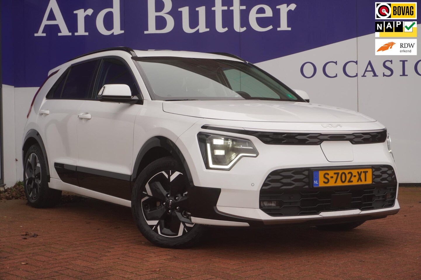 Kia Niro EV - DynamicPlusLine 64.8 kWh SOH 100% +stoel&stuur-verw+Elek-Klep+ Volleder+navigatie+camera+L - AutoWereld.nl