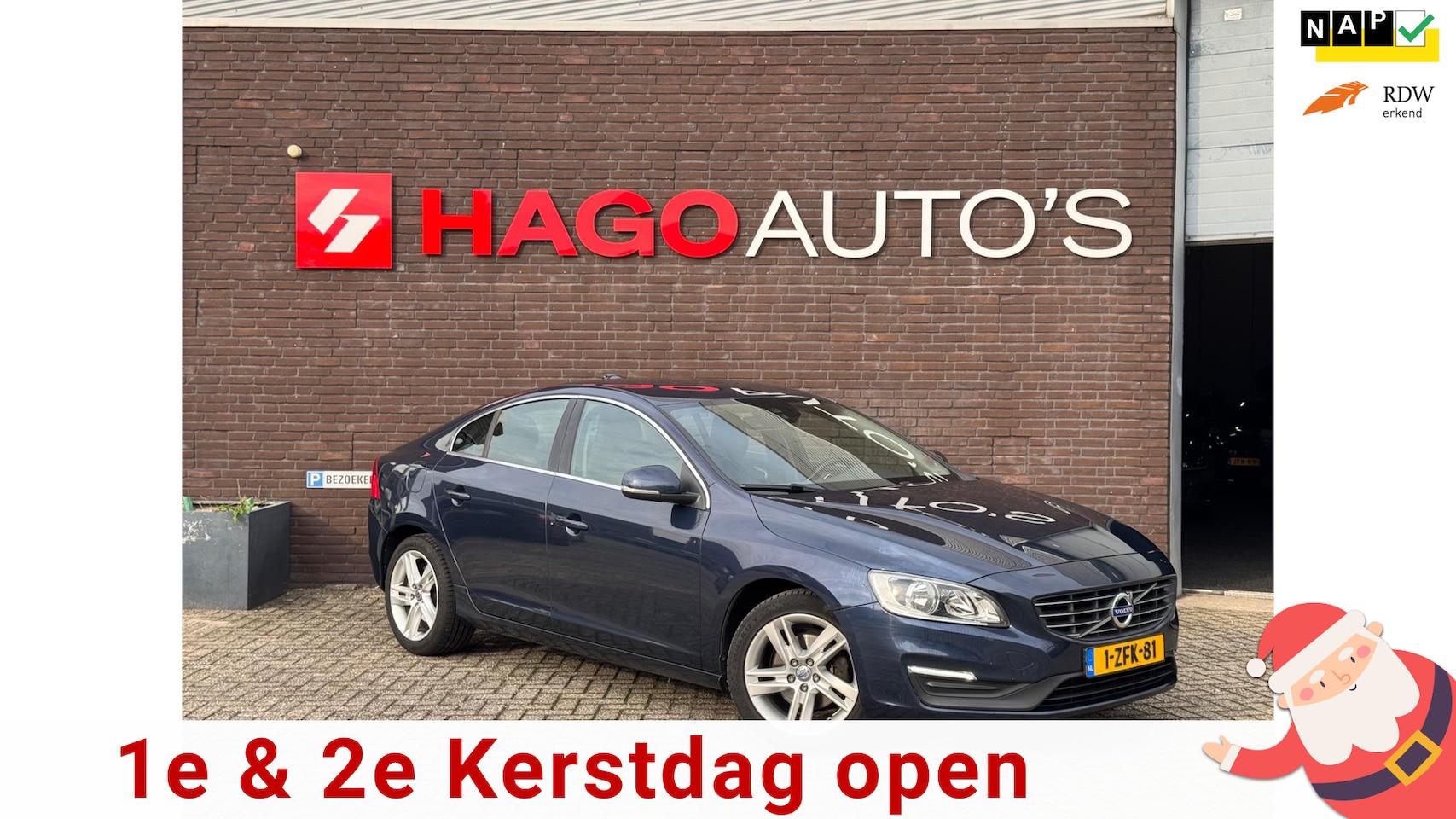 Volvo S60 - 2.0 D4 Momentum AUT | Navi | Cruise | Trekhaak | Dealer Onderhouden - AutoWereld.nl