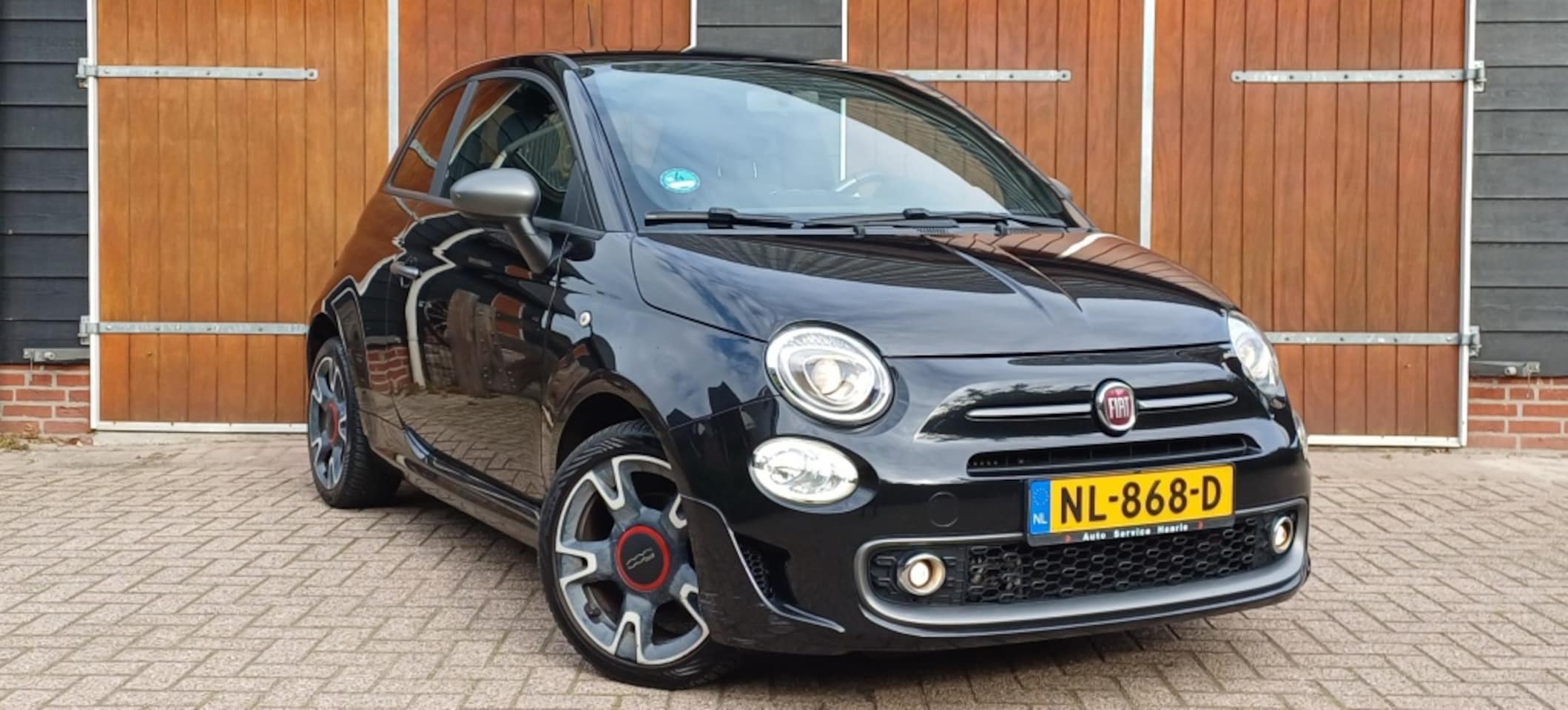Fiat 500 - 0.9 TwinAir T Sport, Stoere auto, Bluetooth, Lederen bekleding, - AutoWereld.nl