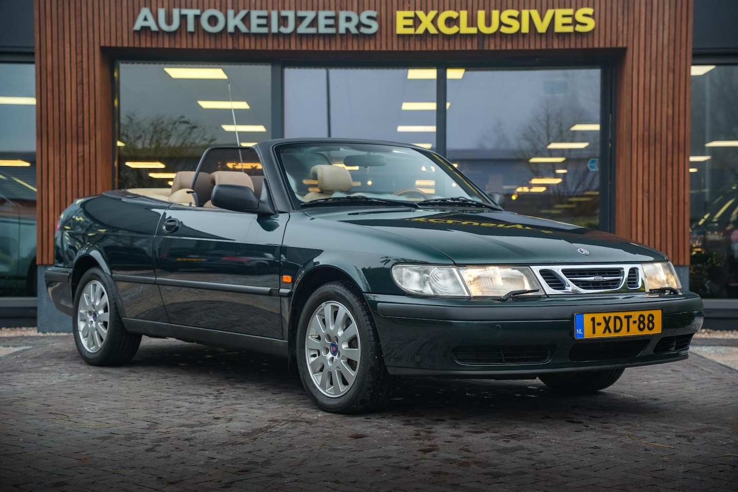 Saab 9-3 Cabrio - 2.0 SE Leder Stoelverwarming Automaat Complete HIstorie! - AutoWereld.nl