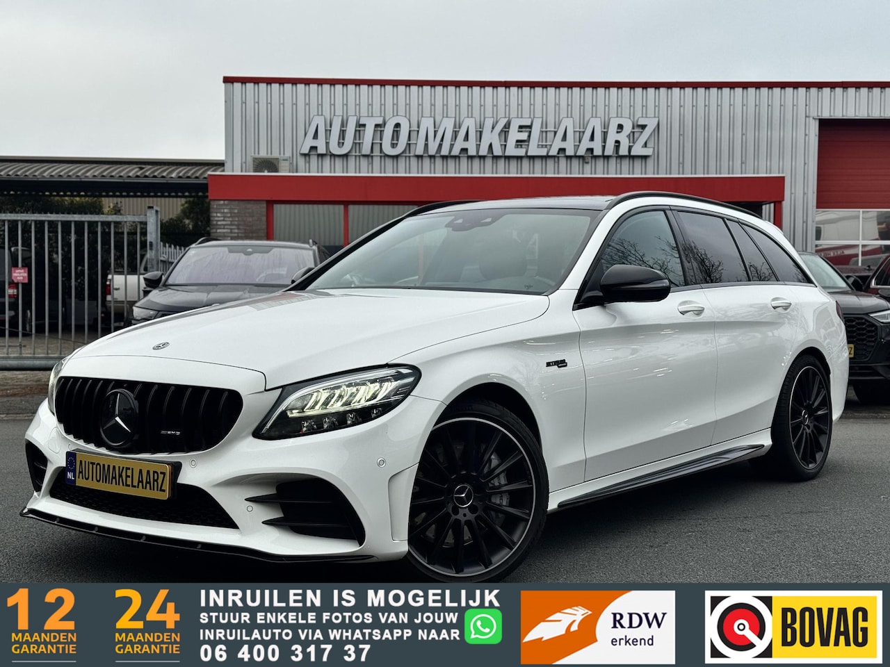Mercedes-Benz C-klasse - AMG 43 4MATIC PERFORMANCE PANO 100% DEALER ONDERHO - AutoWereld.nl