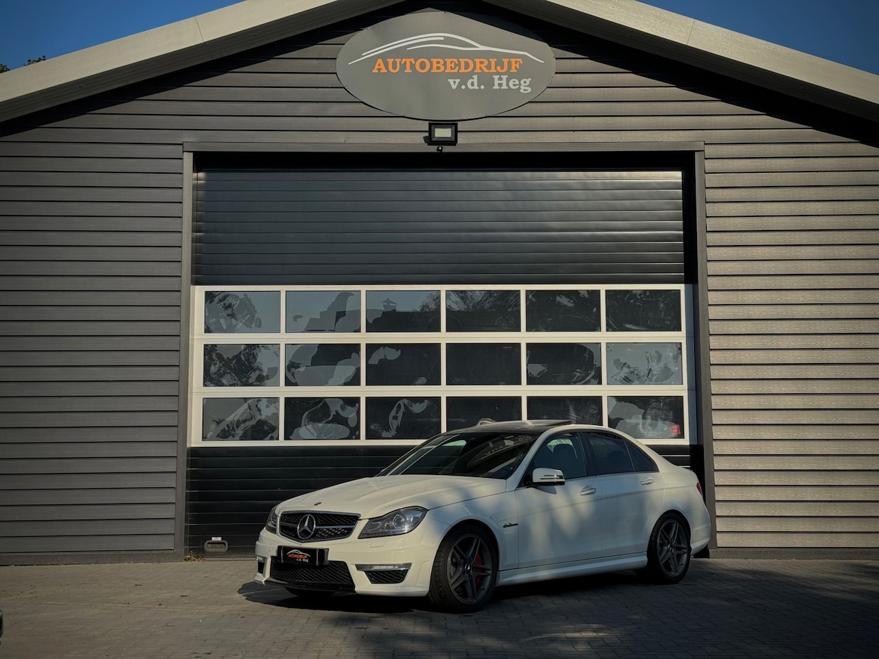 Mercedes-Benz C-klasse - AMG C63 facelift 99dznd km! Wit | Zeer Mooi! | - AutoWereld.nl