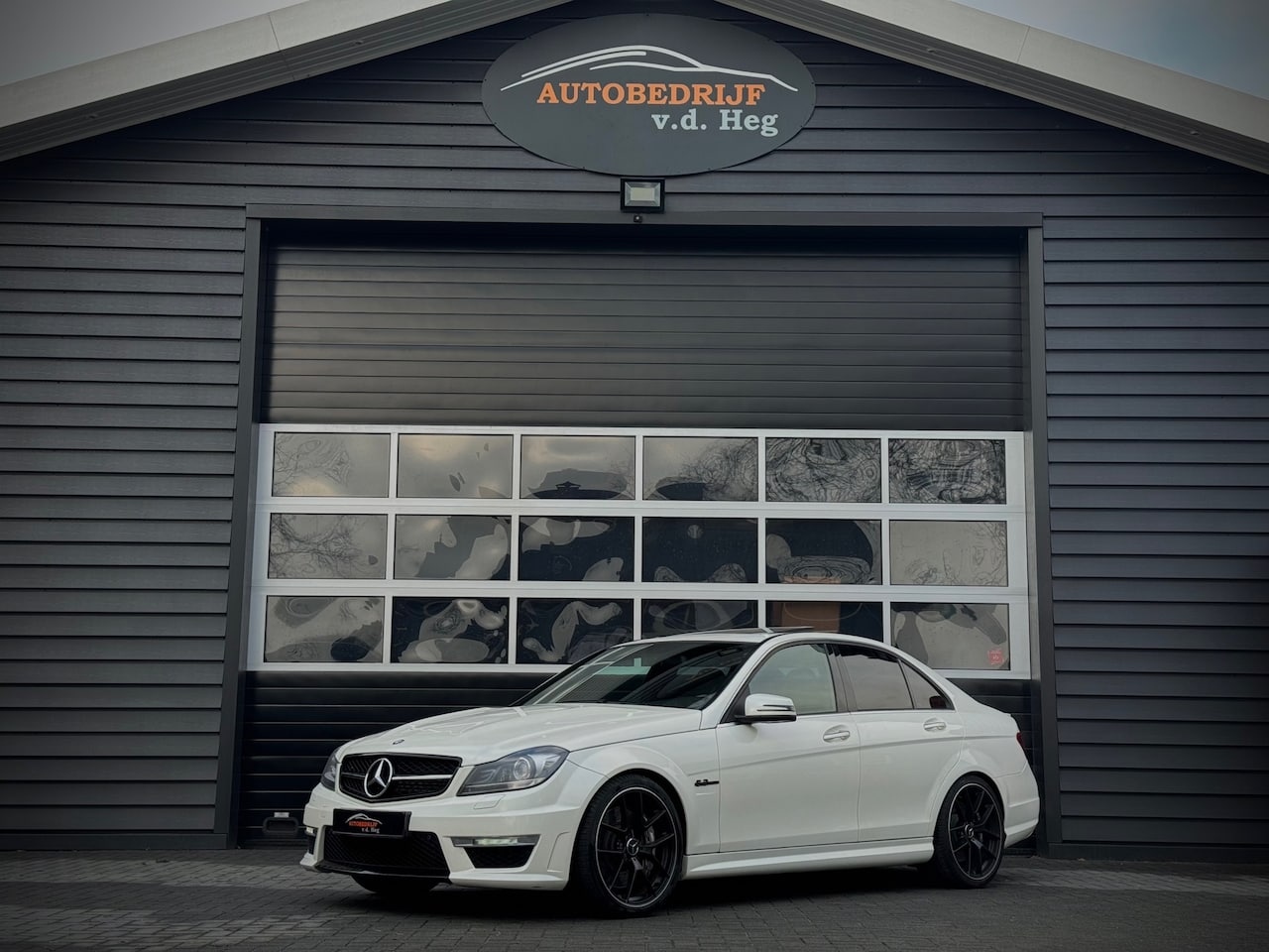 Mercedes-Benz C-klasse - AMG c63 wit - AutoWereld.nl