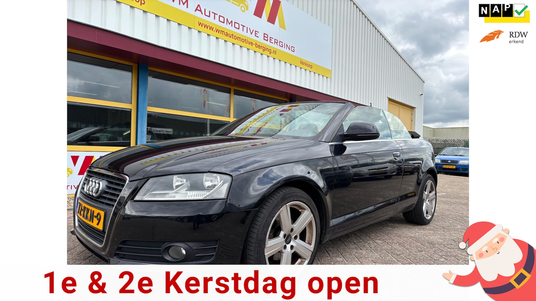 Audi A3 Cabriolet - 1.9 TDI NAVI LEDER APK T/M 23-12-2026 - AutoWereld.nl