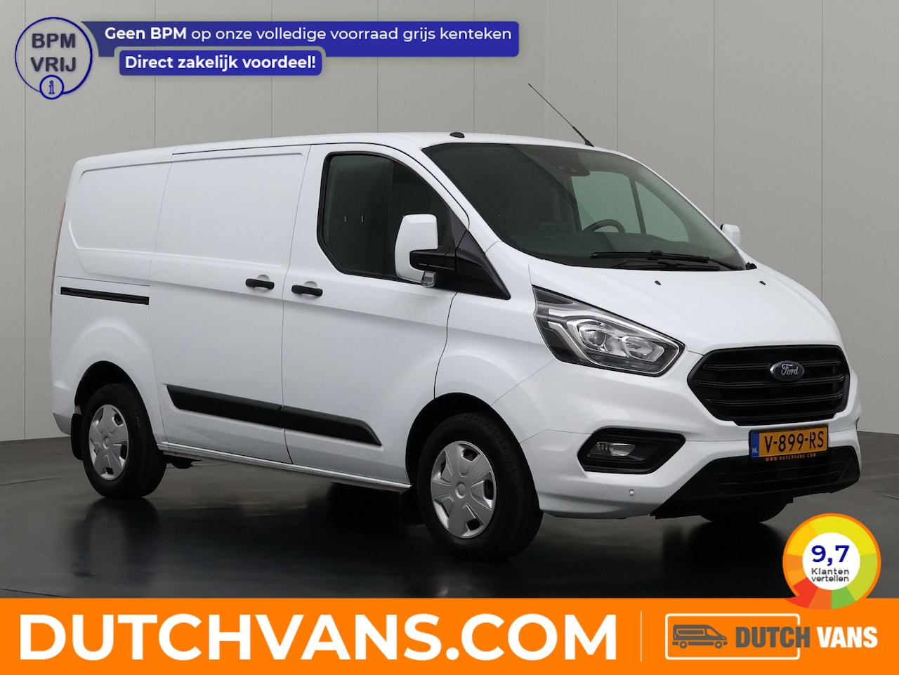 Ford Transit Custom - 2.0TDCI Kastinrichting | Trekhaak | Airco | Cruise | Navigatie | Camera | Betimmering | Al - AutoWereld.nl