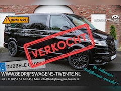 Volkswagen Transporter Caravelle - T6.1 2.0 TDI 204 PK DSG L2H1 A-KLEP ALPINE AUDIO | LED | Leder | Side Assist | BLACK SPECI