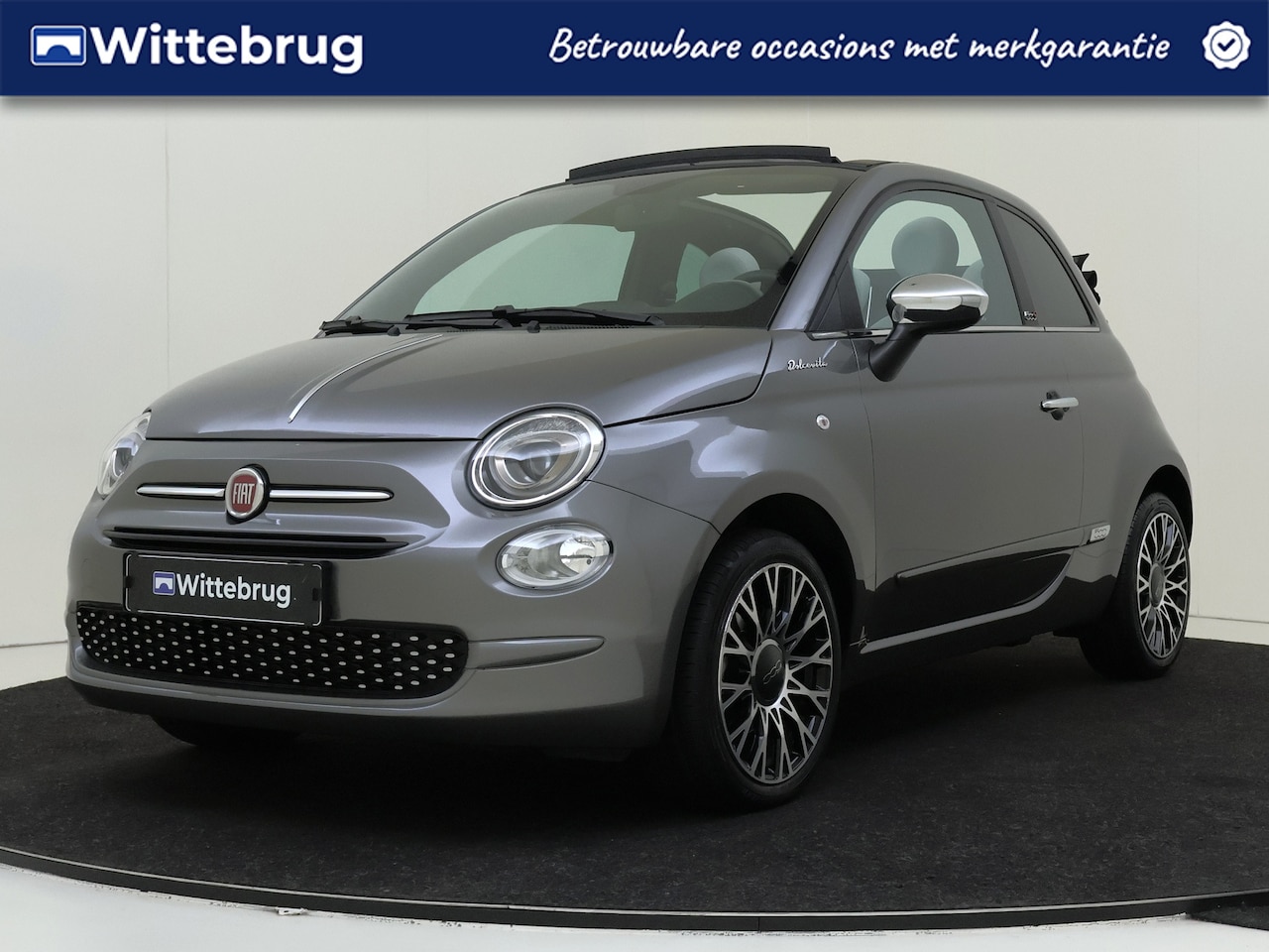 Fiat 500 C - 1.0 Hybrid Dolcevita | Cabriolet | Elektrisch cabrio dak | Parkeersensoren - AutoWereld.nl