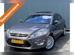 Ford Mondeo - BWJ 2013 | 2.0T 203PK Platinum AUTOMAAT | NWE APK | CLIMA | NAVI | SCHUIFDAK | LEDER/ALCAN
