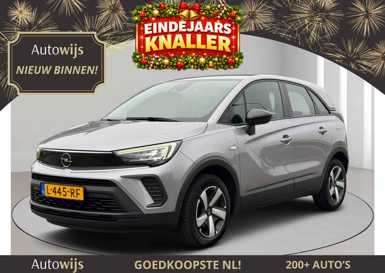 Opel Crossland - 1.2 Turbo Edition|NWE MODEL|360Cam|Carplay|Navi|CRUISE|NL AUTO - AutoWereld.nl
