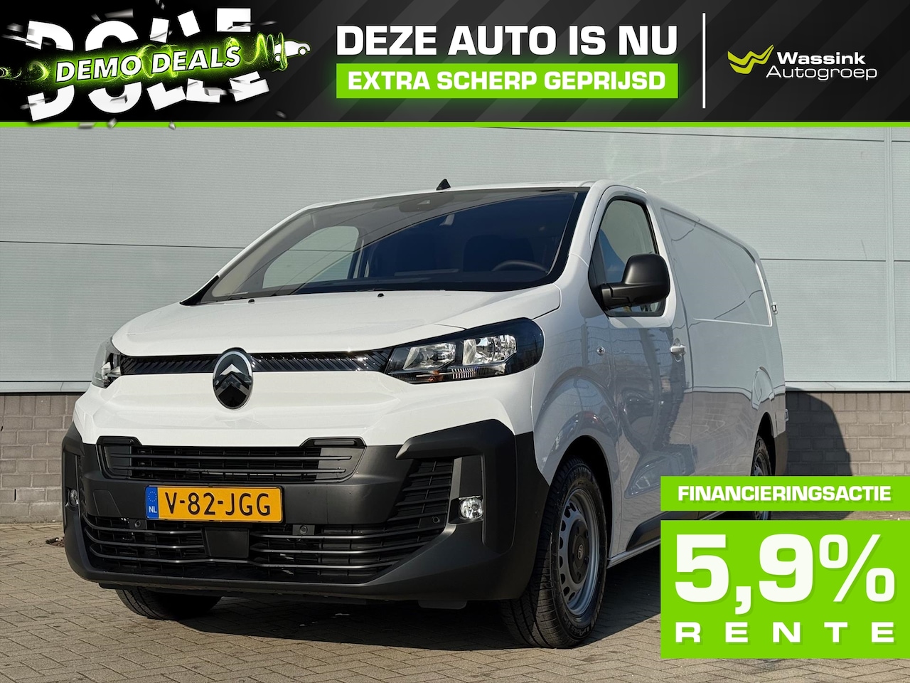 Citroën Jumpy - GB 2.0 BlueHDi 145pk L3 | DEMO DEAL | Airco | Cruise control | Trekhaak | Reservewiel | Ho - AutoWereld.nl