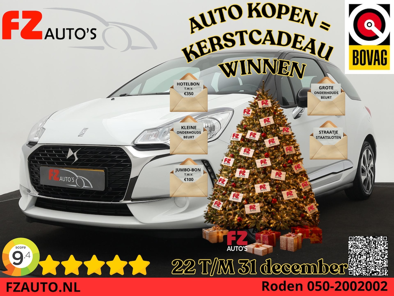 DS 3 - 1.2 PureTech Chic - Airconditioning - Bluetooth - Lichtmetalen velgen - Cruise Control - AutoWereld.nl