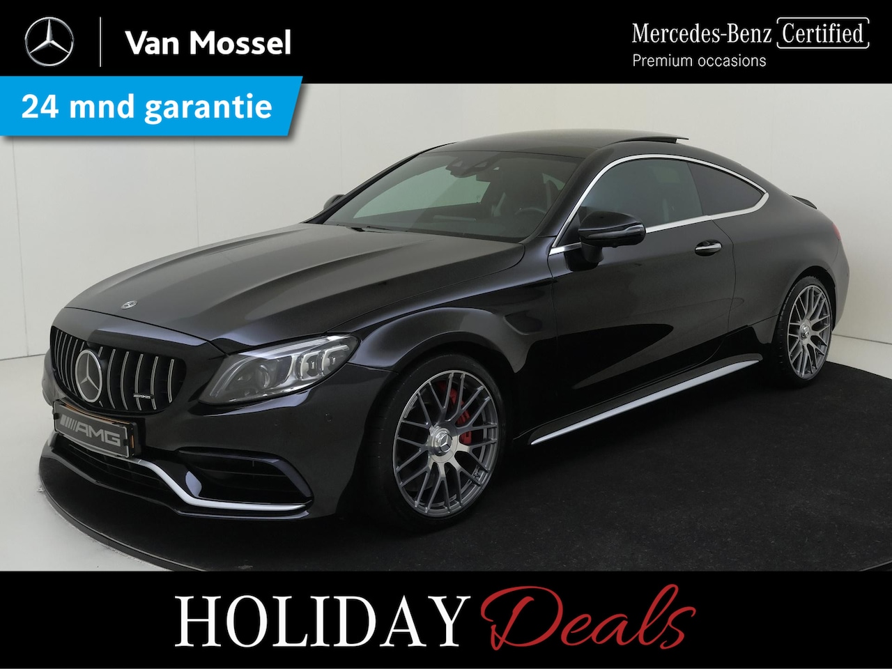 Mercedes-Benz C-klasse Coupé - 63 AMG / Panoramadak/ Rijassistentiepakket/ Carbon/ Head Up/ 20 inch/ - AutoWereld.nl