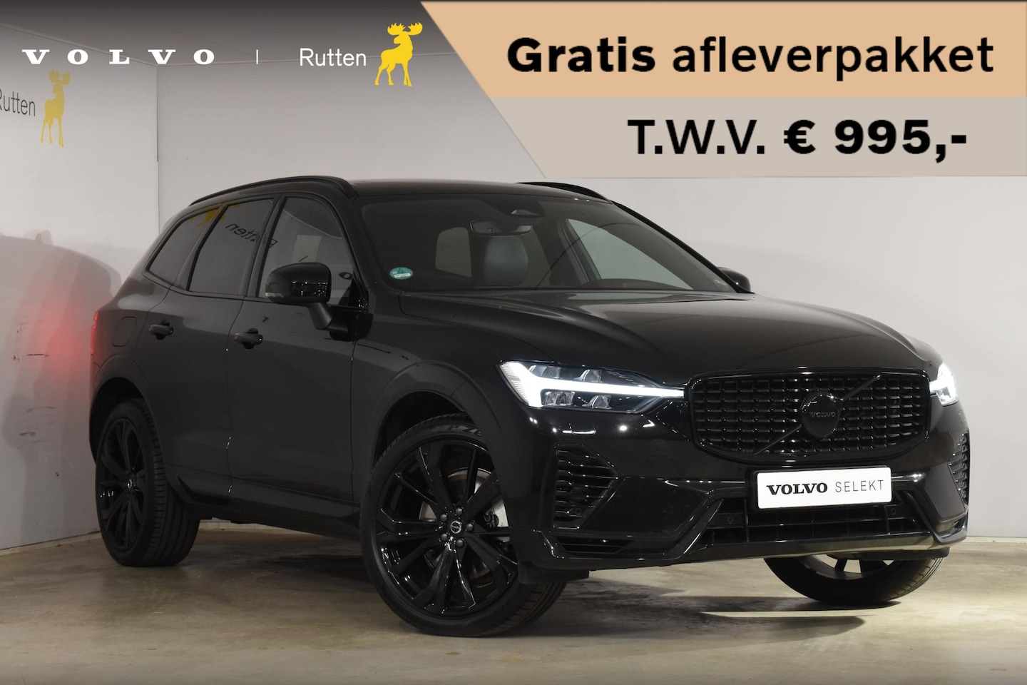 Volvo XC60 - T6 350PK Plug-in Hybrid AWD Plus Black Edition Panoramadak | Adaptieve Cruise Control | Ha - AutoWereld.nl
