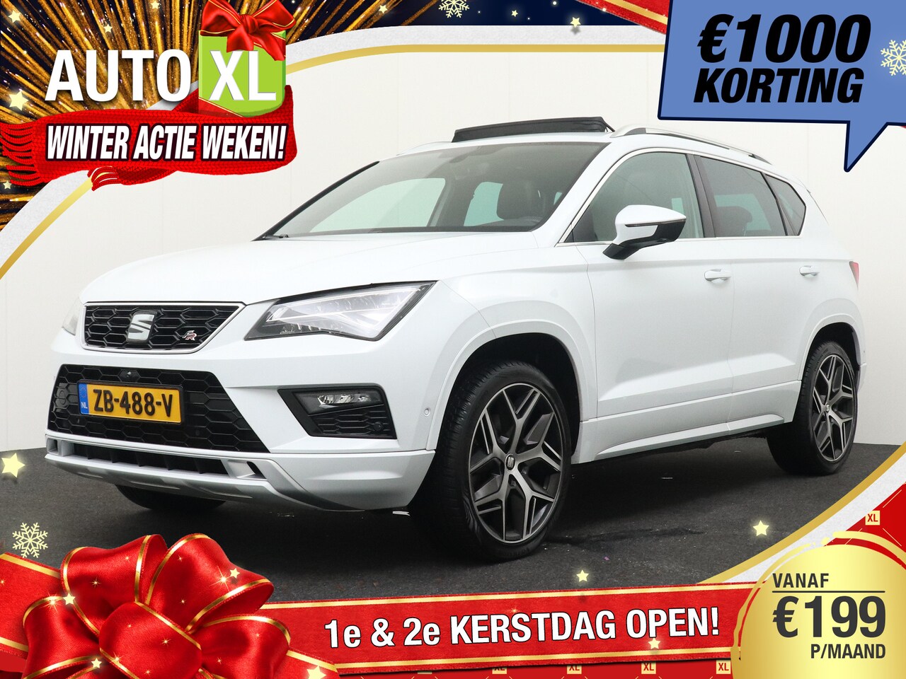 SEAT Ateca - 1.5 150 PK Aut. TSI FR Intense Pano-dak Digi.Dash Camera 19'LMV K 1k - AutoWereld.nl