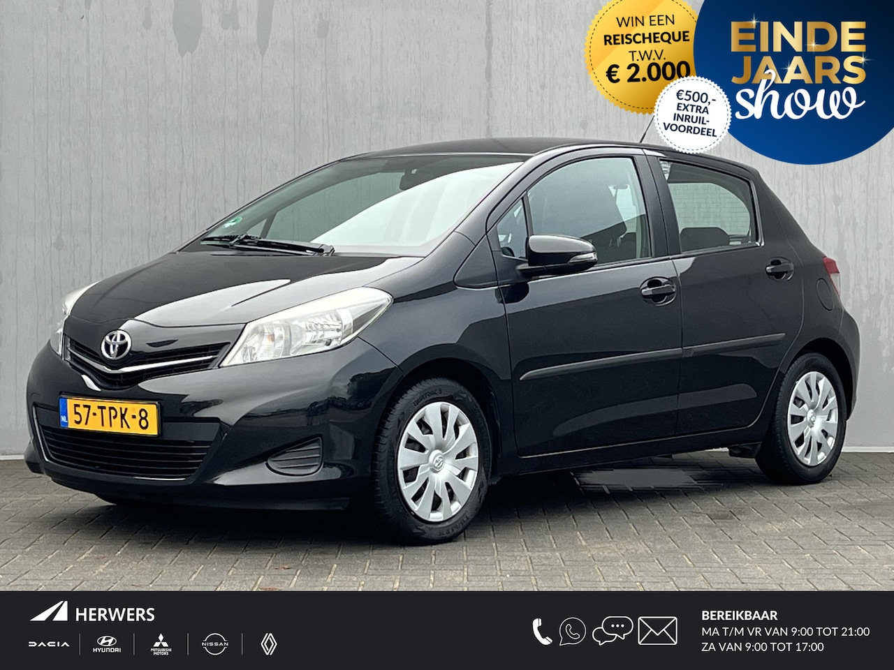 Toyota Yaris - 1.0 VVT-i Aspiration / Trekhaak (Trekgewicht 750kg) / Achteruitrijcamera / Navigatie full - AutoWereld.nl