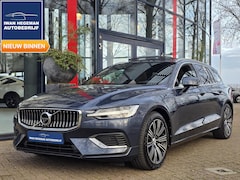 Volvo V60 - 2.0 T6 Recharge AWD R-Design | Schuif/kanteldak | Wegkl. Trekhaak | Navigatie | Leer | Cru