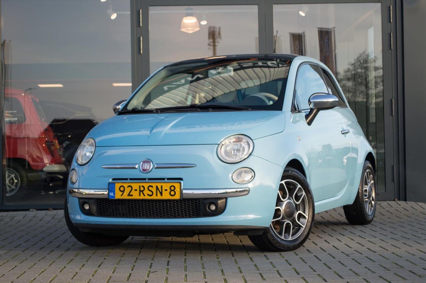 Fiat 500 - 0.9 85pk Twinair Turbo Lounge | Panoramadak | Vol Leer | Airco | - AutoWereld.nl